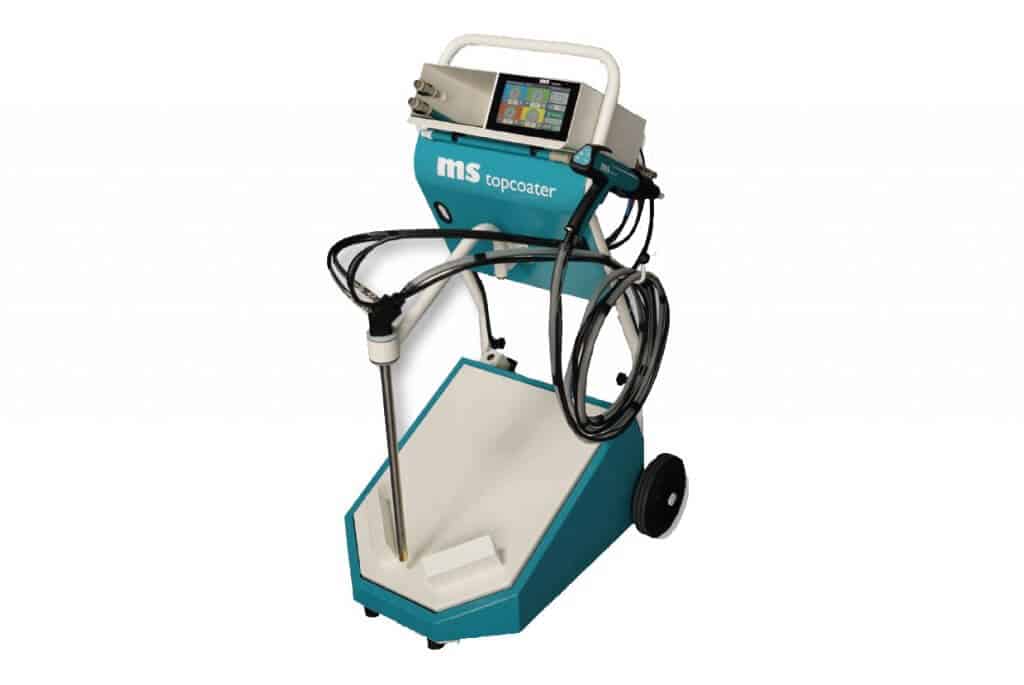 MS Top Coater powder coating unit