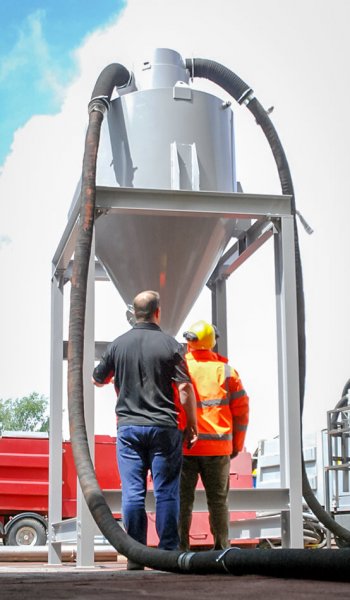 abbrasive-vacum-recovery-bag-vac-abvac-pre-separation-silo Airblast Abrasive Vacuum Recovery